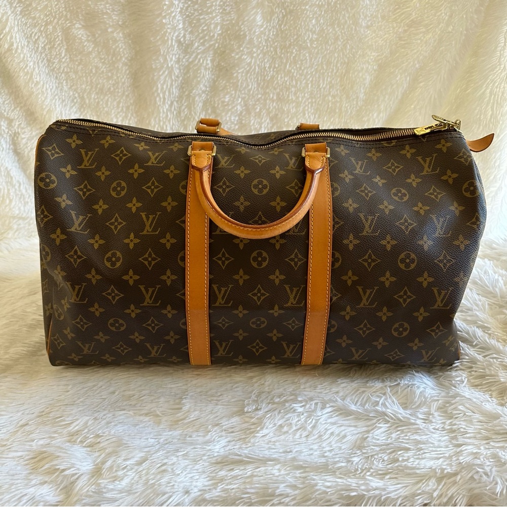 Authentic Louis Vuitton Keepall Monogram travel bag size 50